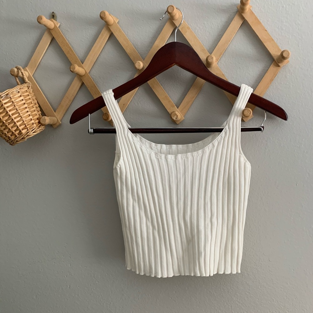 Cropped Ribbed Tank